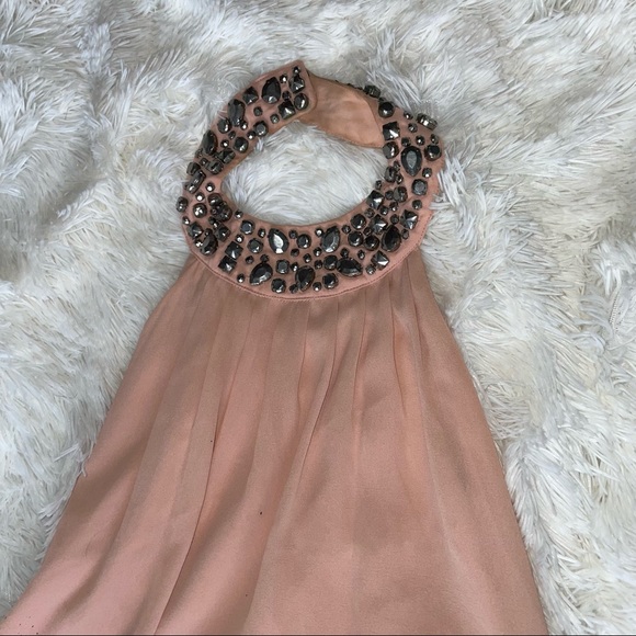 Pink satin dress / size small H&M - Picture 3 of 3